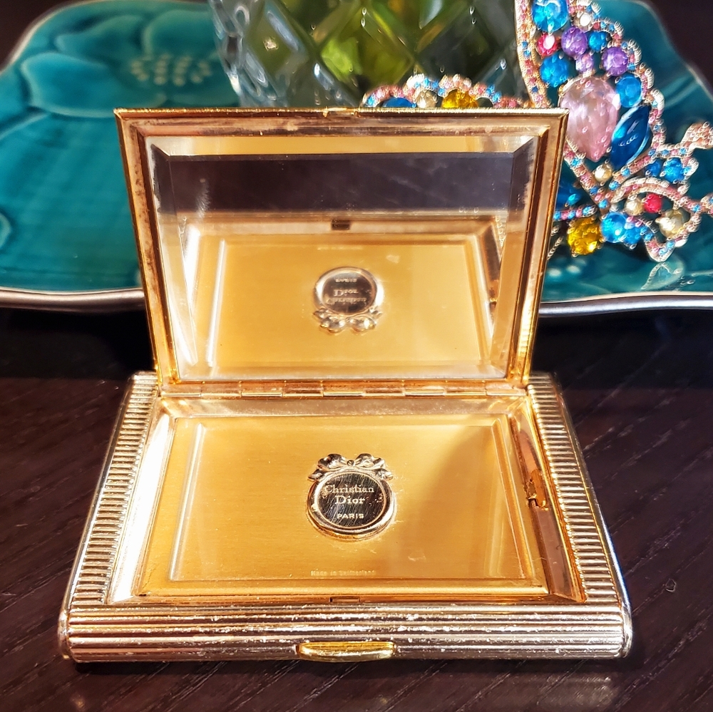 SOLD Vintage Christian Dior Compact Case